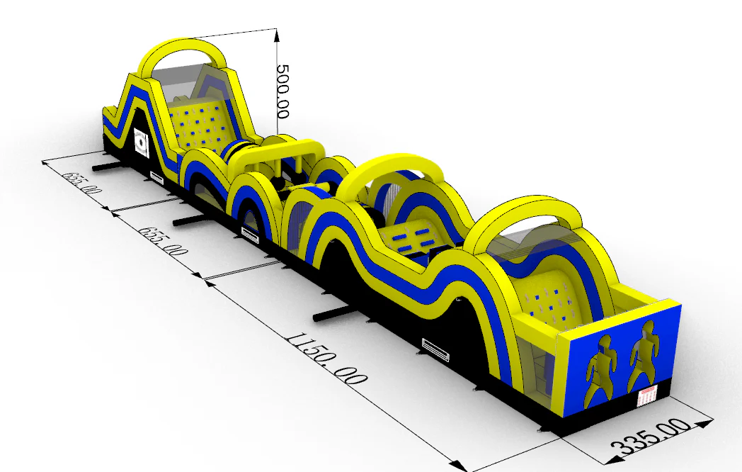 100ft Inflatable Obstacle Course - Image 5