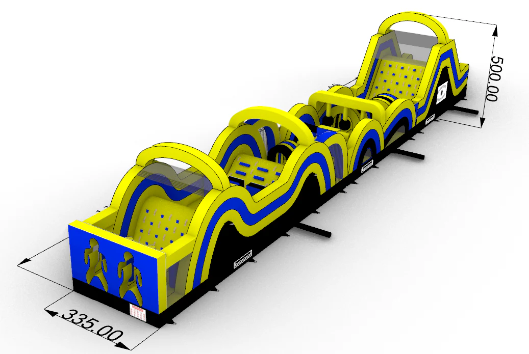 100ft Inflatable Obstacle Course - Image 6