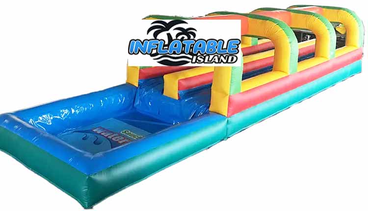 2 Lane Inflatable Slip N' Slide With Pool - Image 4