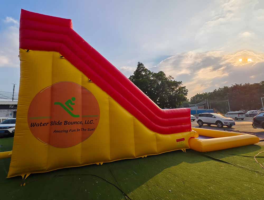 Large 2 Lane Inflatable Water Slide With Pool - Image 6