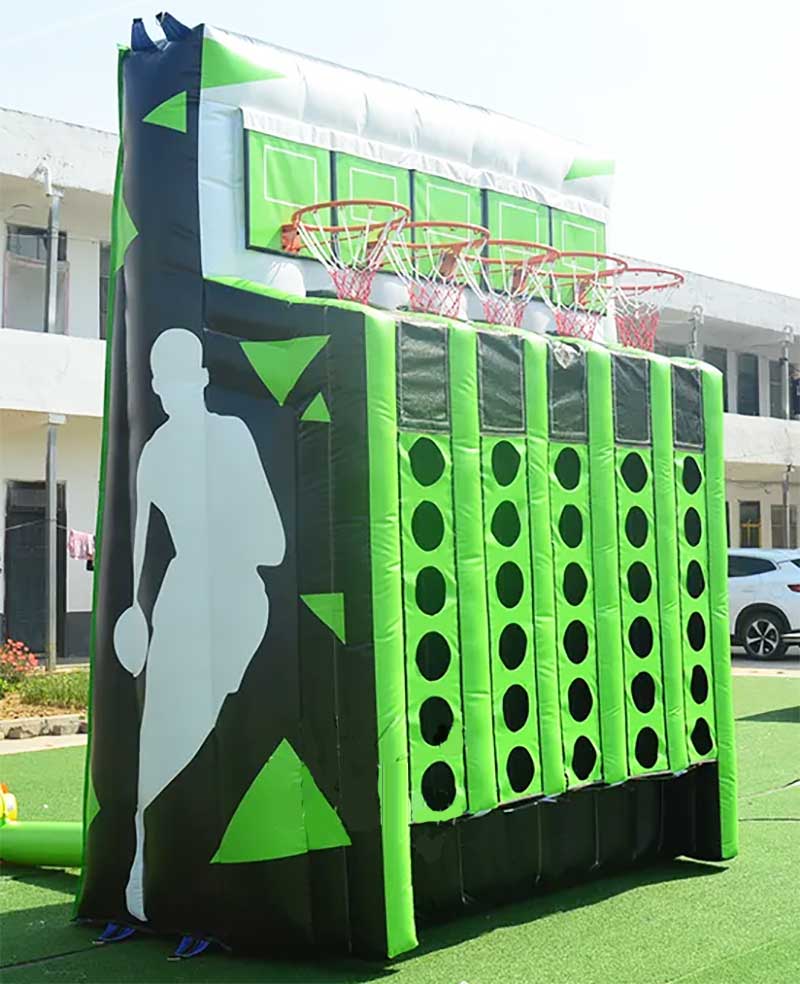 5 Hoop Inflatable Basketball Game Connect 4 - Image 11