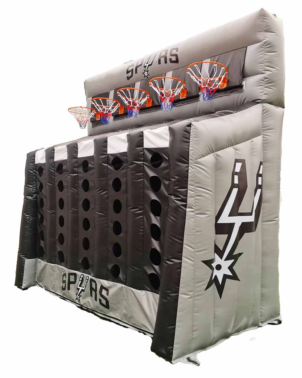 5 Hoop Inflatable Basketball Game Connect 4 - Image 3