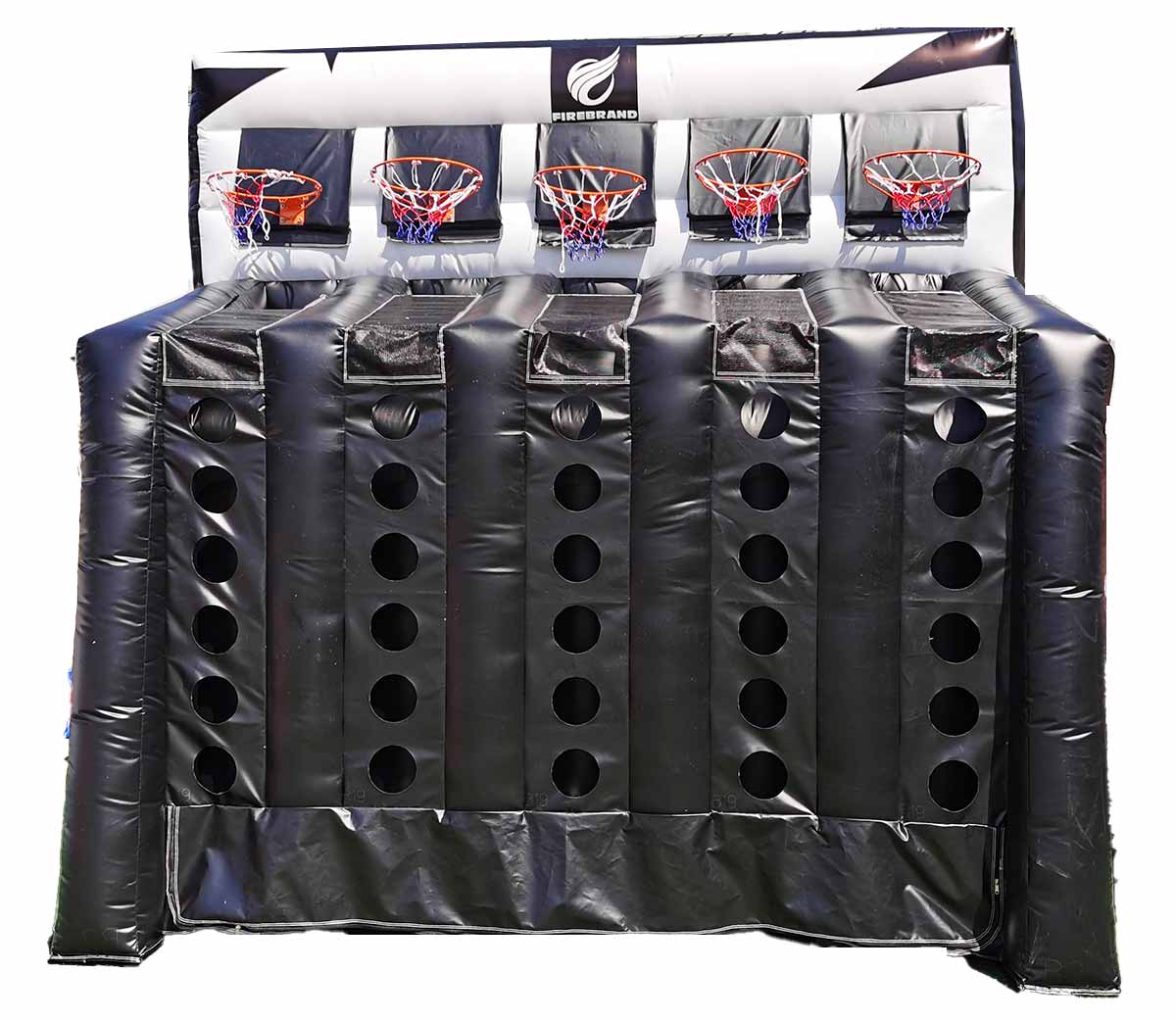 5 Hoop Inflatable Basketball Game Connect 4 - Image 7