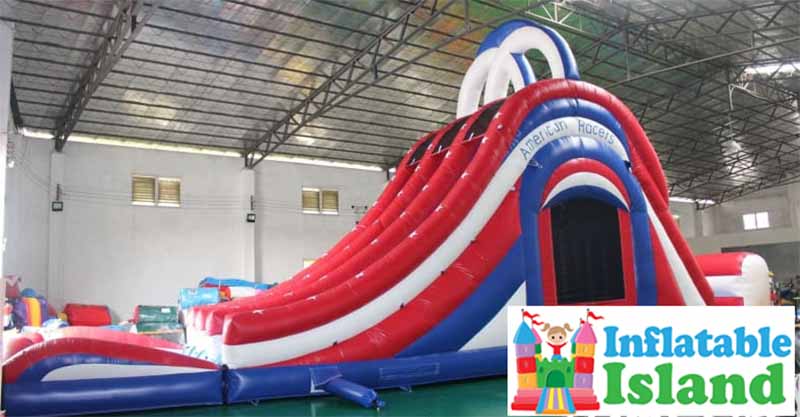 3 Lane Water Slide Bounce House Combo - Image 4