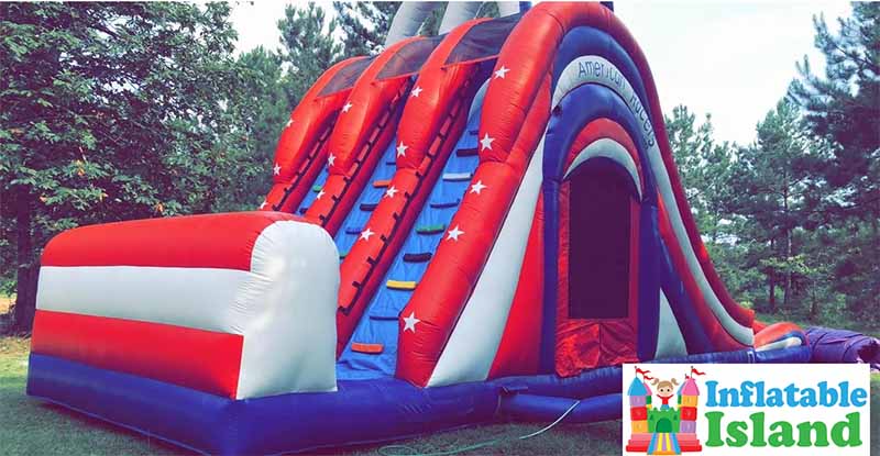 3 Lane Water Slide Bounce House Combo - Image 6