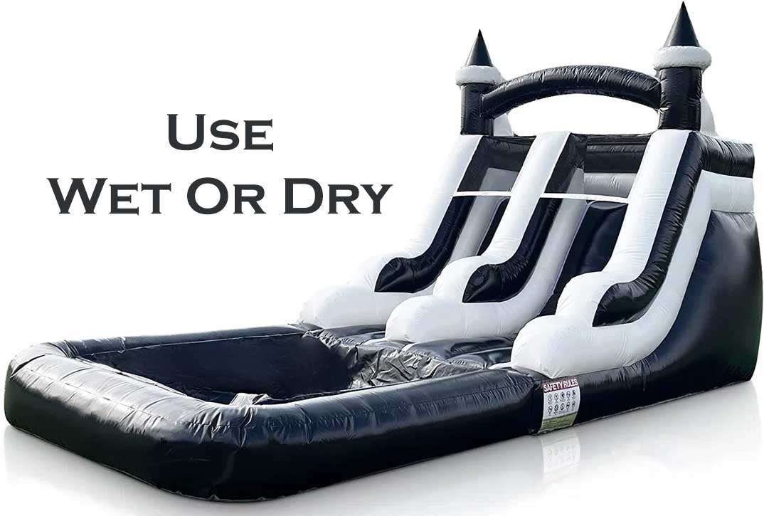Black and White Tuxedo Water Slide For Sale - Image 2