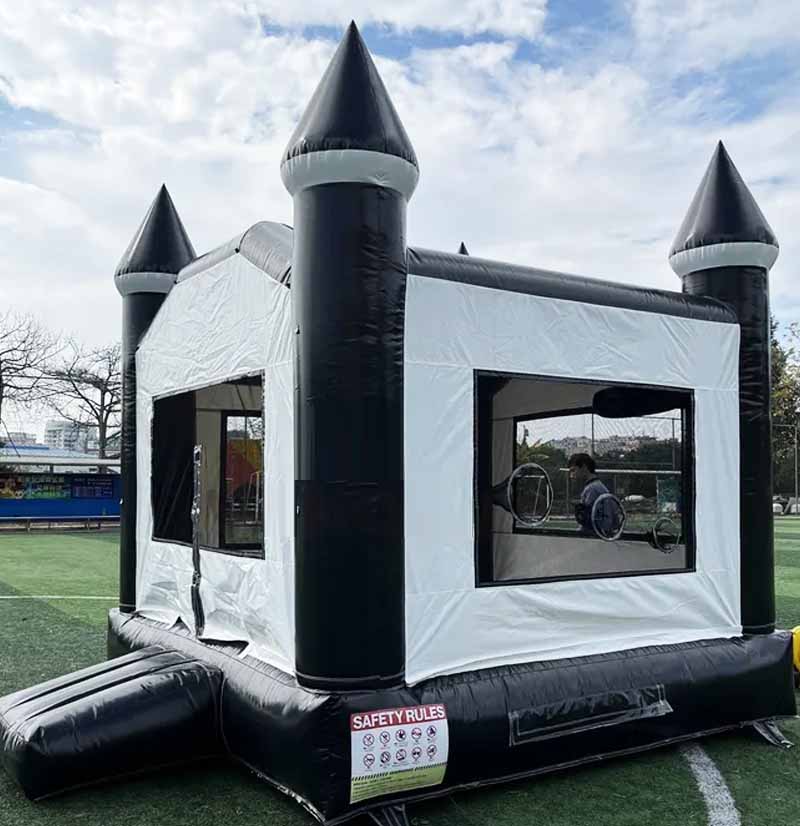 Black and White Tuxedo Bounce House For Sale - Image 2