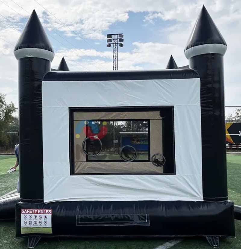 Black and White Tuxedo Bounce House For Sale - Image 3