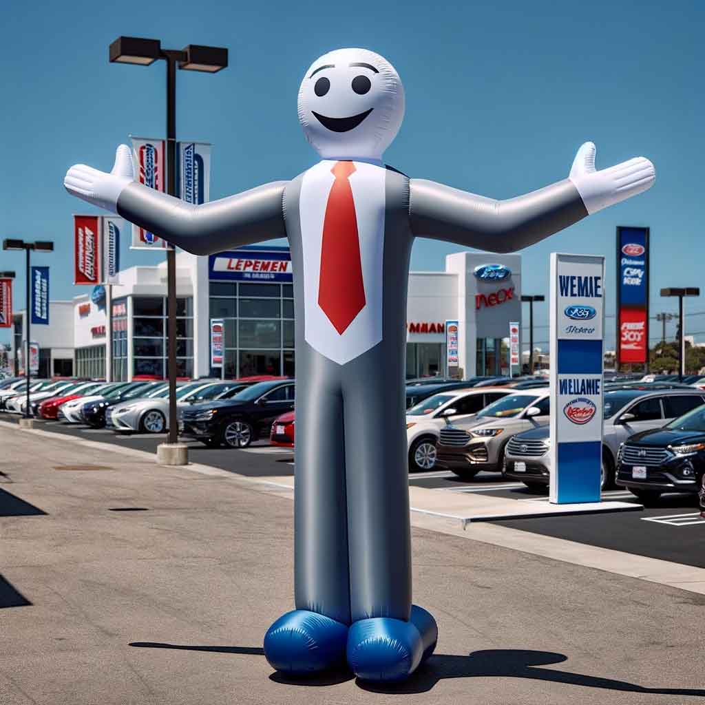 Car Dealership Inflatable Man - Image 2