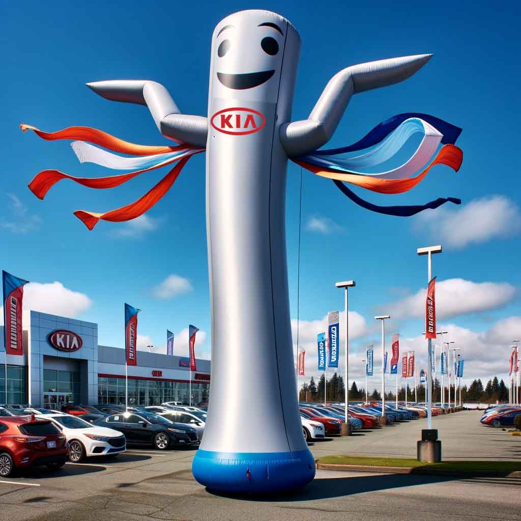 Car Dealership Inflatable Man - Image 3