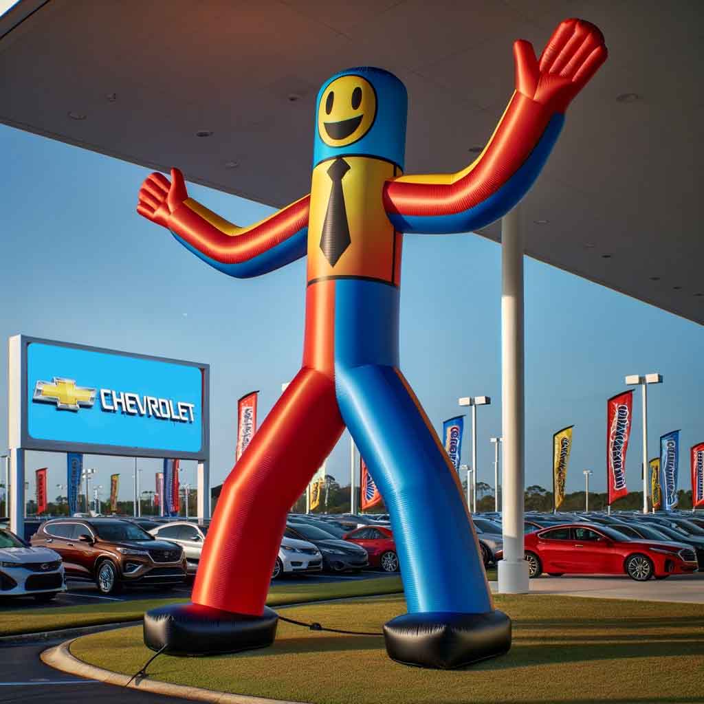 Car Dealership Inflatable Man - Image 4