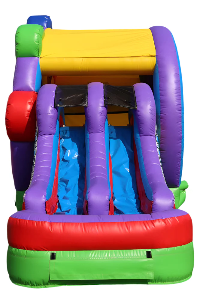 3 In 1 Carnival Bounce House With Slides - Image 3