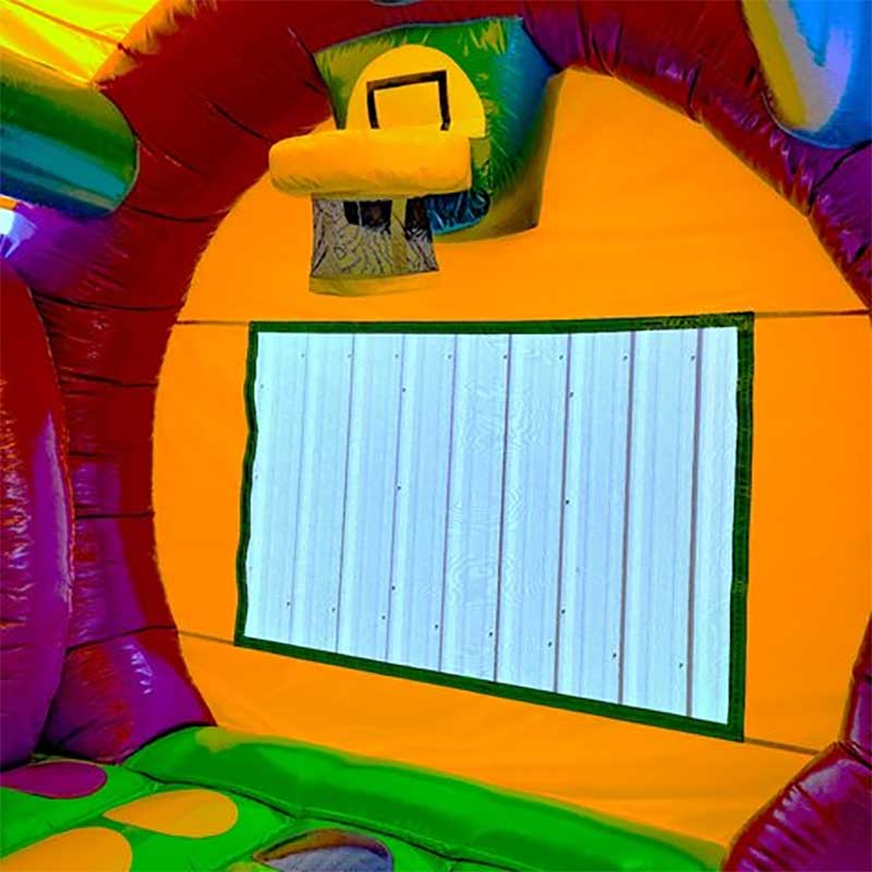 3 In 1 Carnival Bounce House With Slides - Image 4