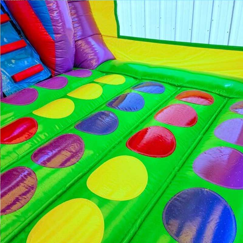 3 In 1 Carnival Bounce House With Slides - Image 5