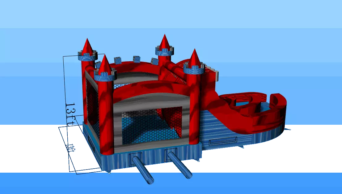 Combo Bounce House With Double Slide - Image 6