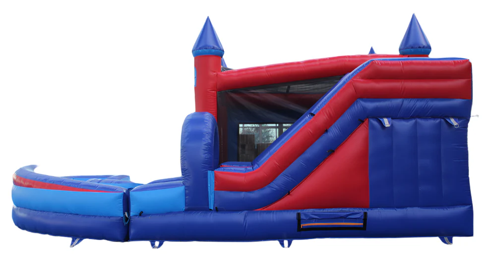 Combo Bounce House With Curved Slide - Image 4