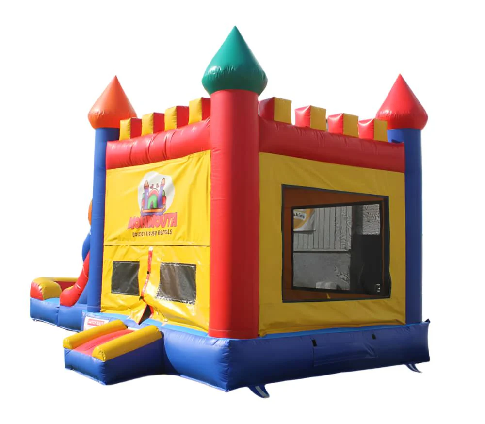 Wet or Dry Castle Bounce House With Slide - Image 4