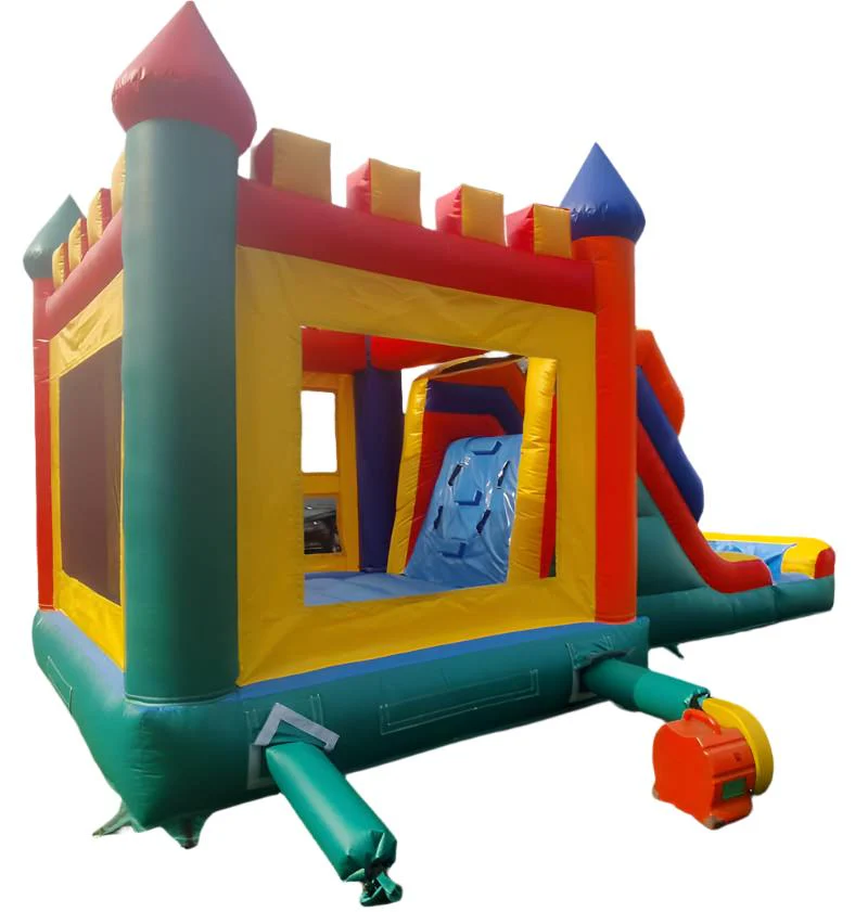 Wet or Dry Castle Bounce House With Slide - Image 5