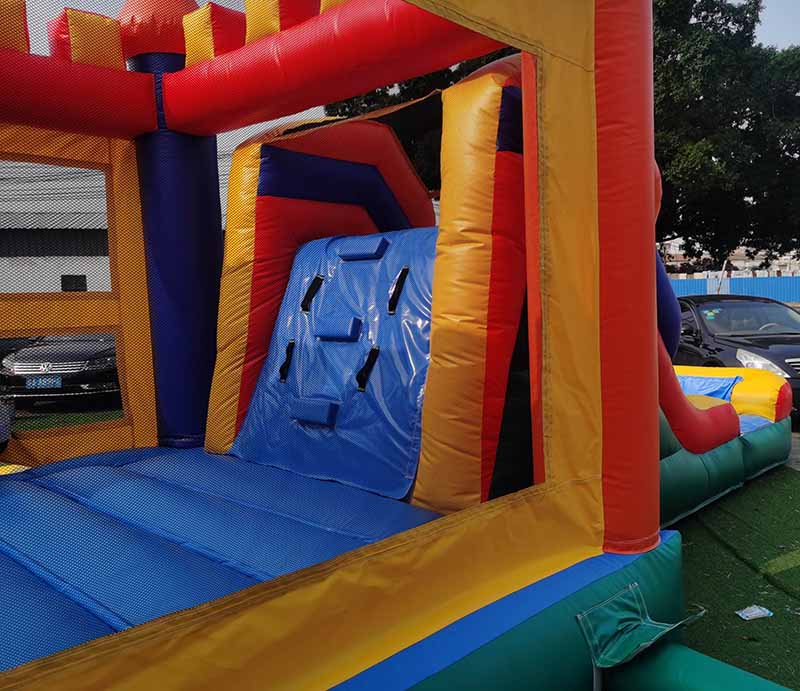 Wet or Dry Castle Bounce House With Slide - Image 7