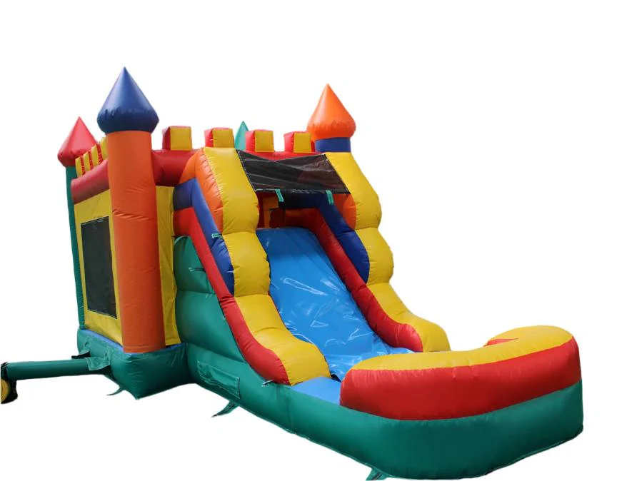 Wet or Dry Castle Bounce House With Slide - Image 8