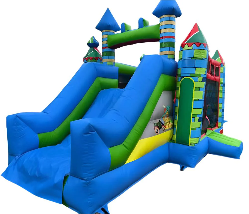 Combo Bounce House With Slide & Basketball Hoop - Image 3