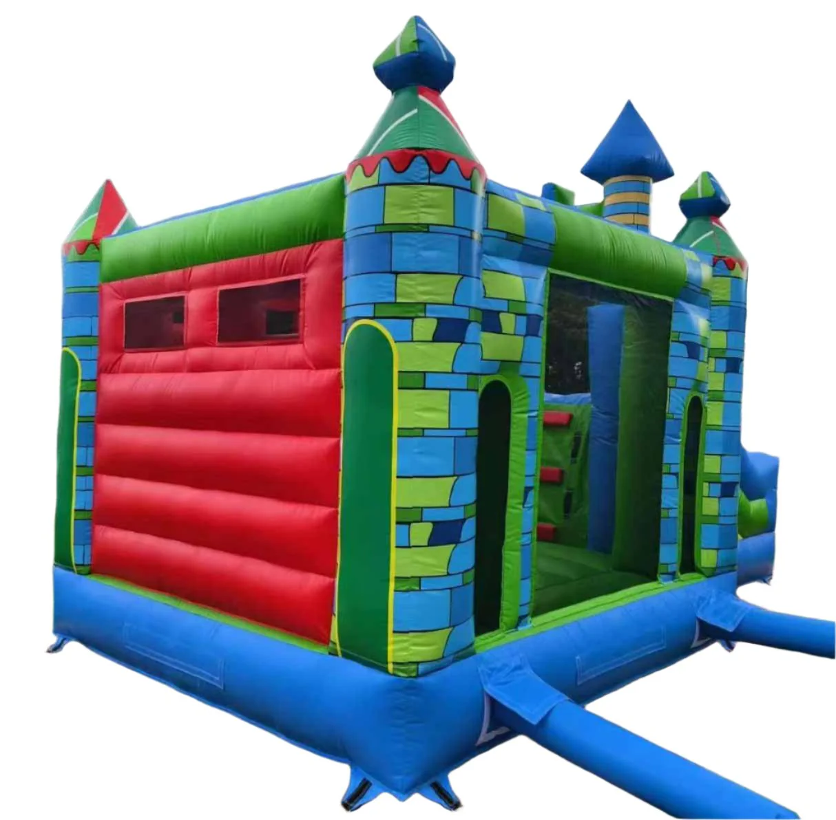 Combo Bounce House With Slide & Basketball Hoop - Image 7