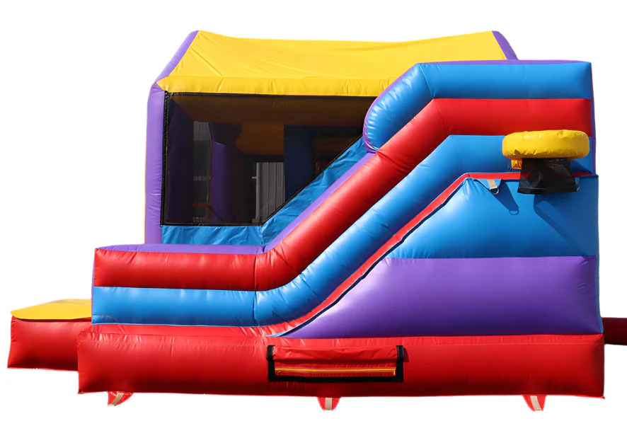 Bounce House With Slide & Basketball Hoop - Image 3