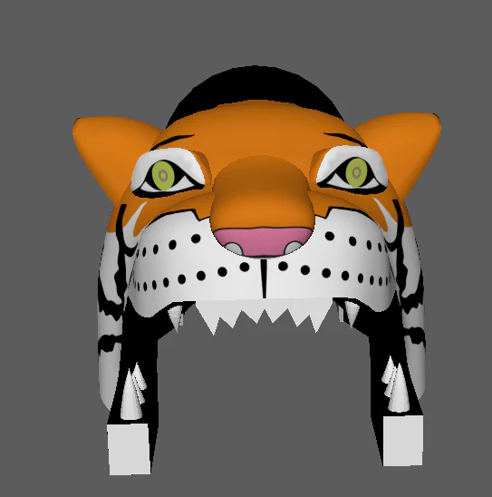 Inflatable Black Football Tunnel With Tiger Head Run Through - Image 9