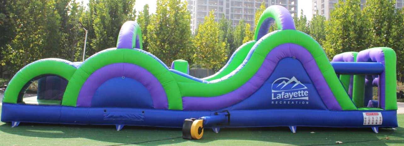 Custom Inflatable Obstacle Course With Logo - Image 3