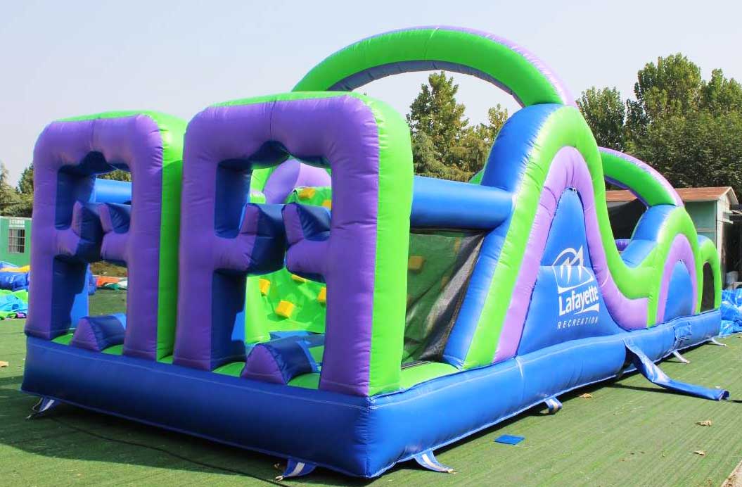 Custom Inflatable Obstacle Course With Logo - Image 4