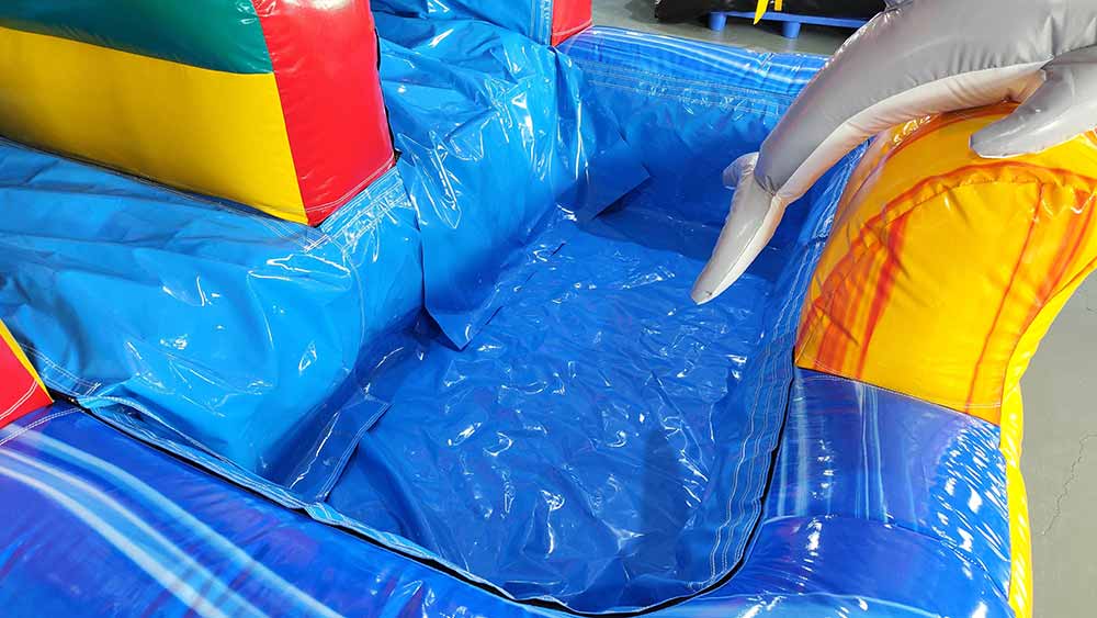 Dolphin Inflatable Water Slide - Image 7