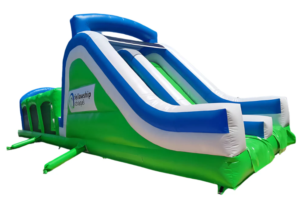 51ft Extreme Dual Challenge Inflatable Obstacle Course - Image 6
