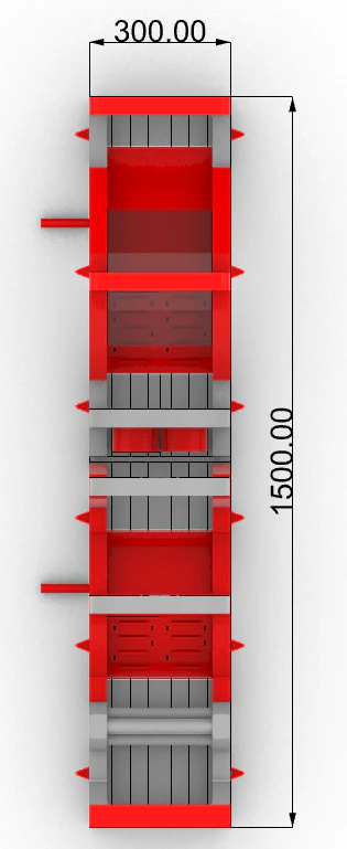 Fire Engine Red Inflatable Obstacle Course - Image 9