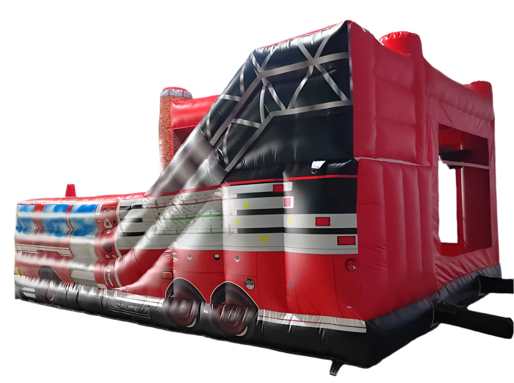 3 In 1 Fire Station Bounce House - Image 6