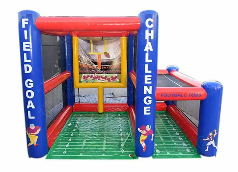 Inflatable Football Field Goal + Football Toss Combo - Image 3