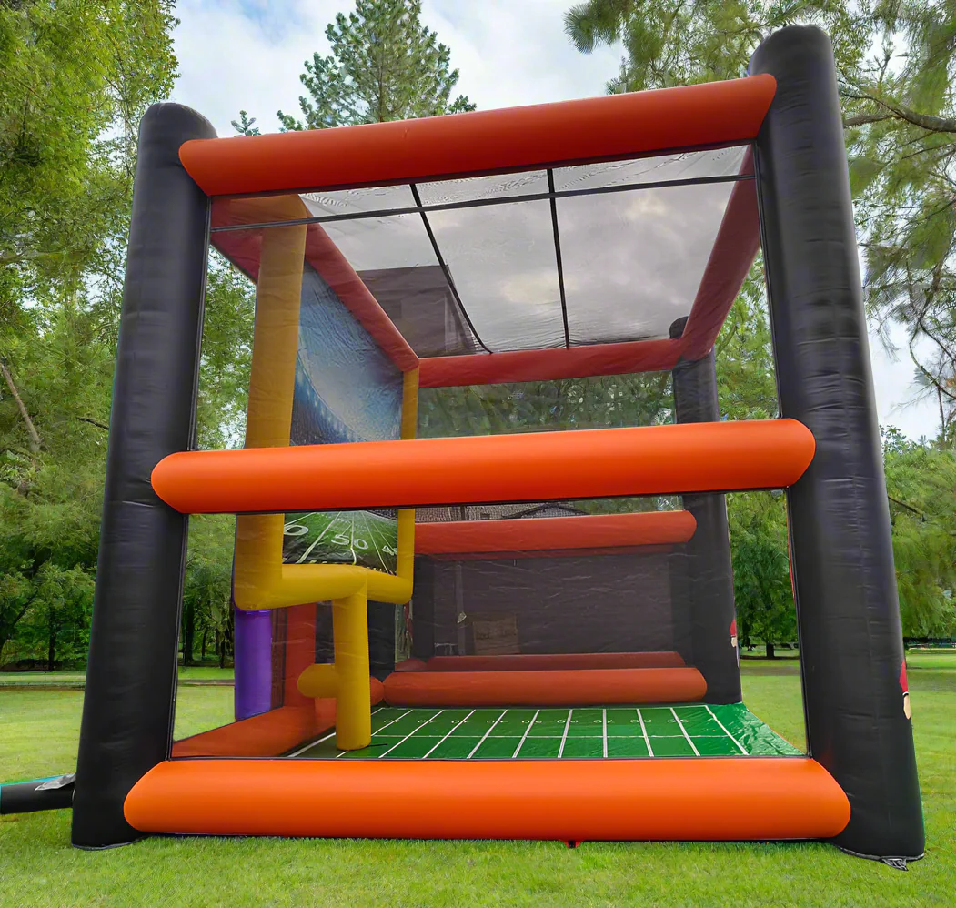 Inflatable Football Field Goal + Football Toss Combo - Image 8