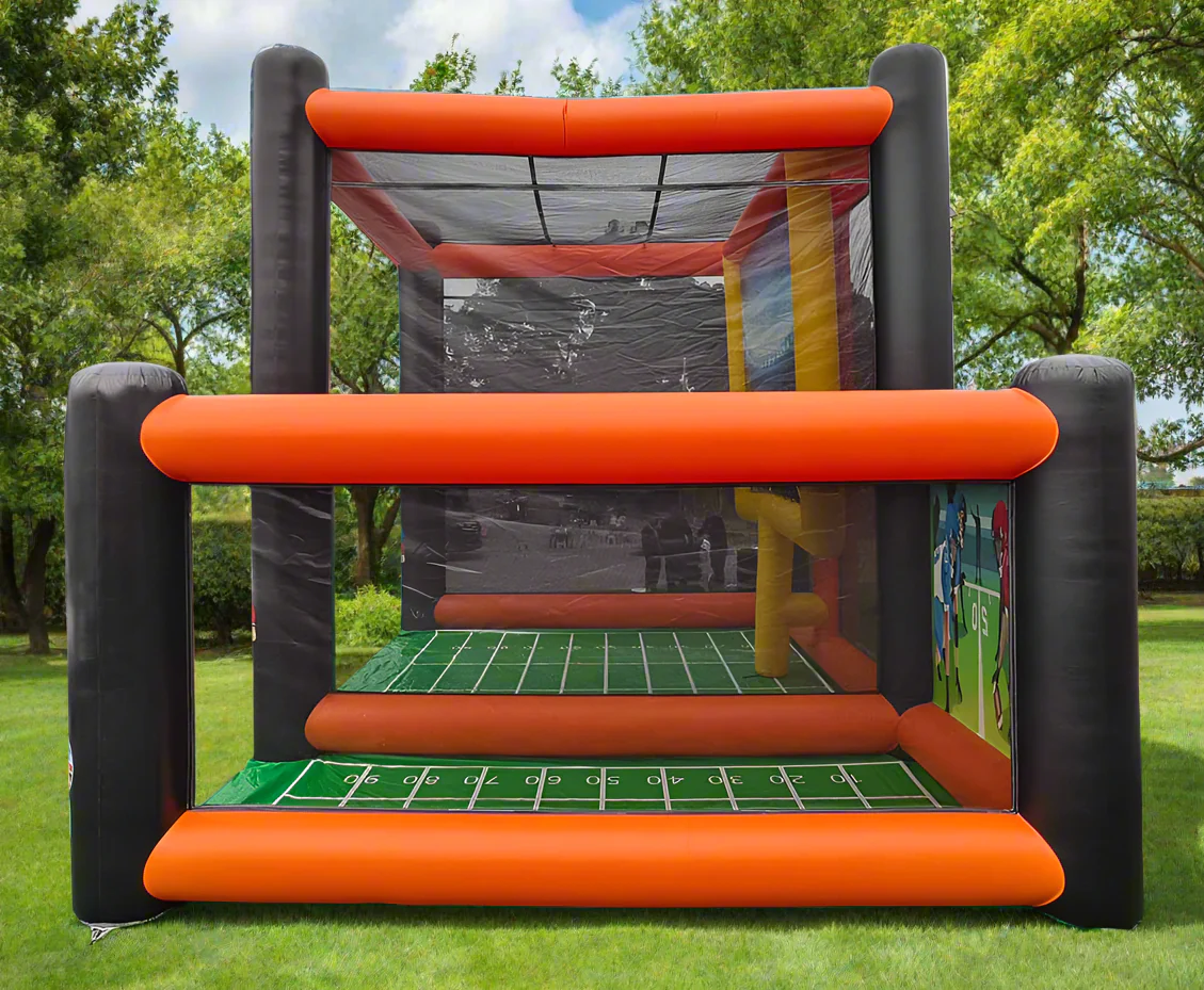 Inflatable Football Field Goal + Football Toss Combo - Image 9