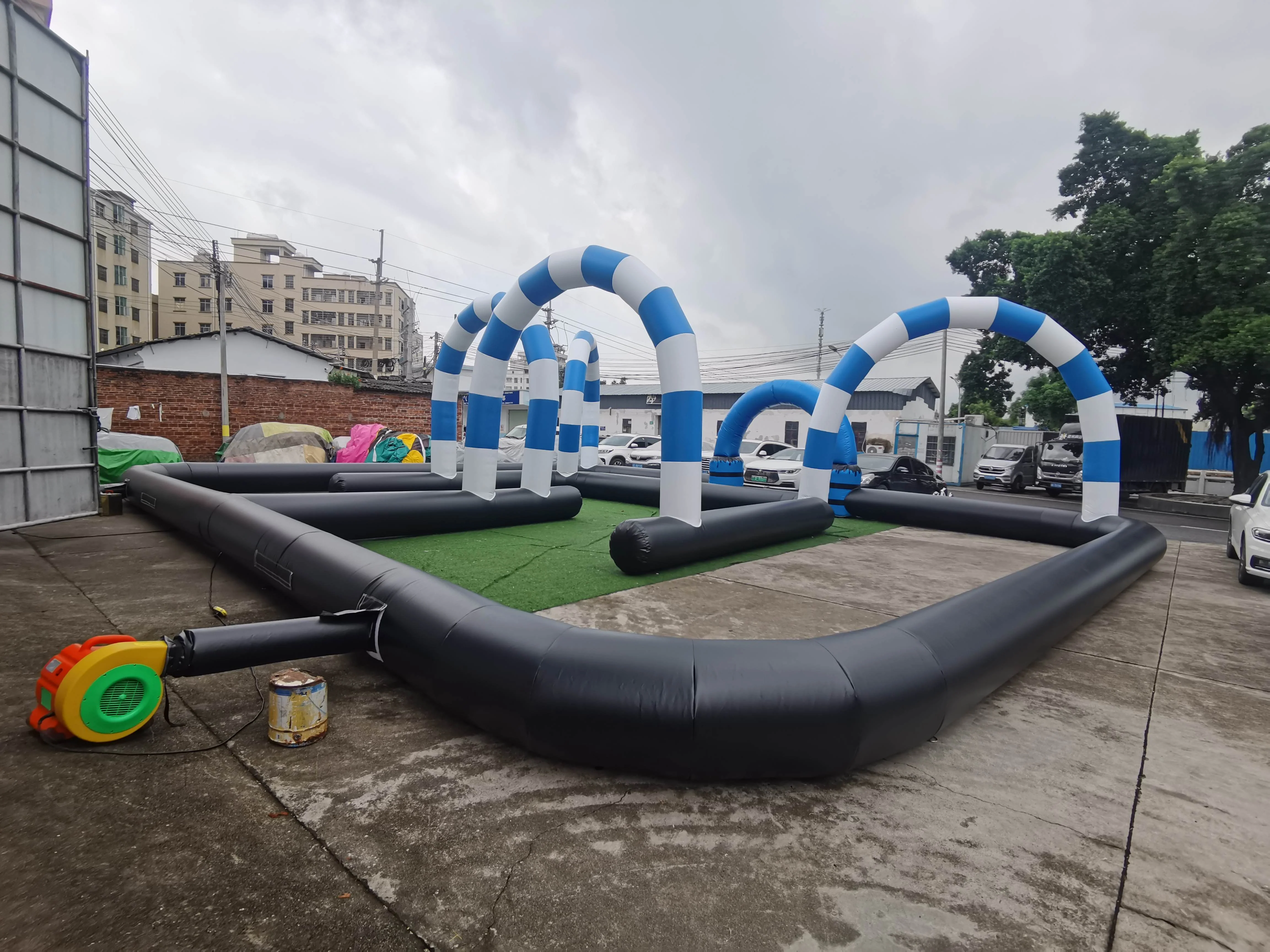 Custom Inflatable Race Track For Fort Morgan Police Department - Image 2