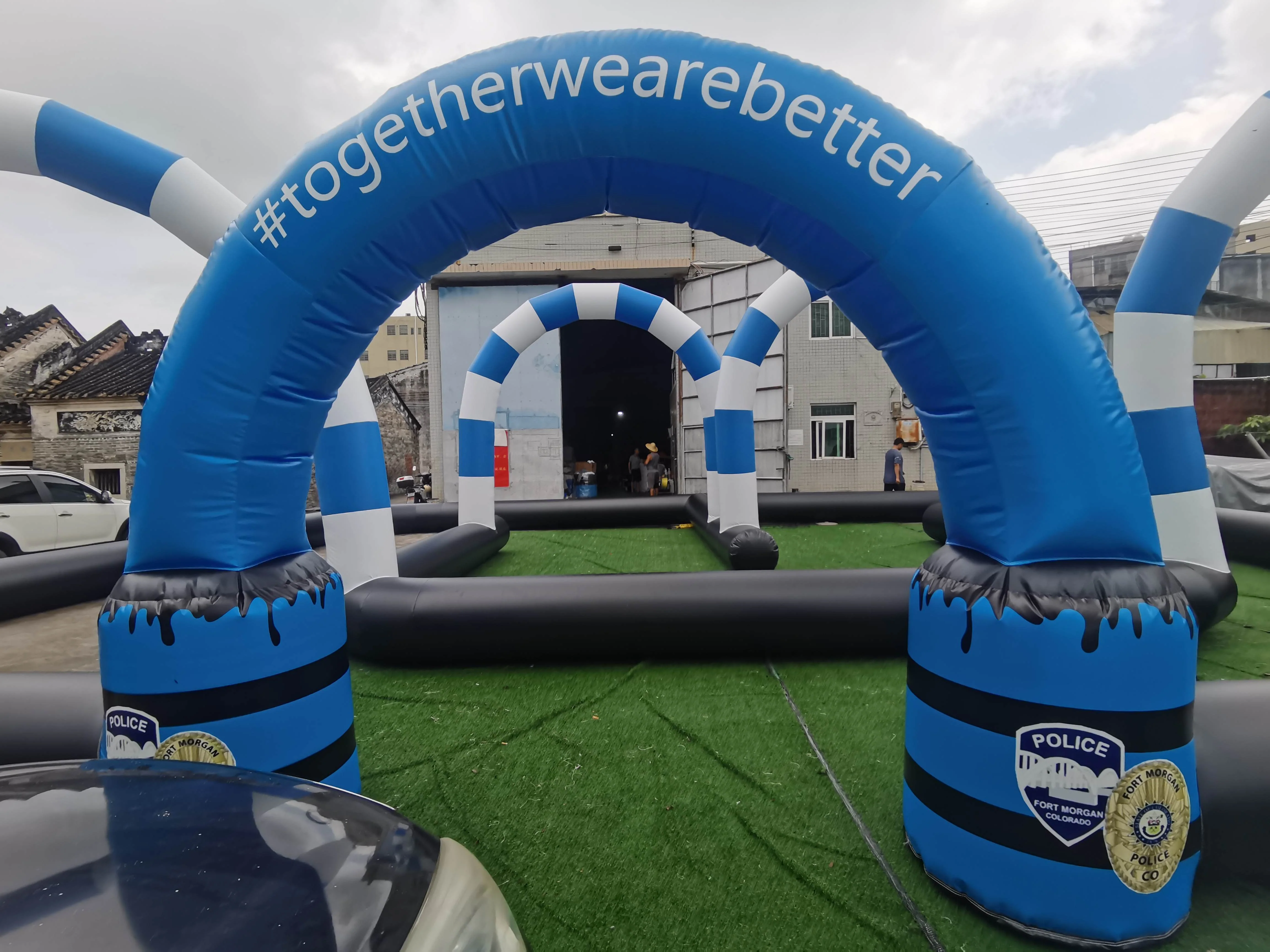 Custom Inflatable Race Track For Fort Morgan Police Department - Image 3