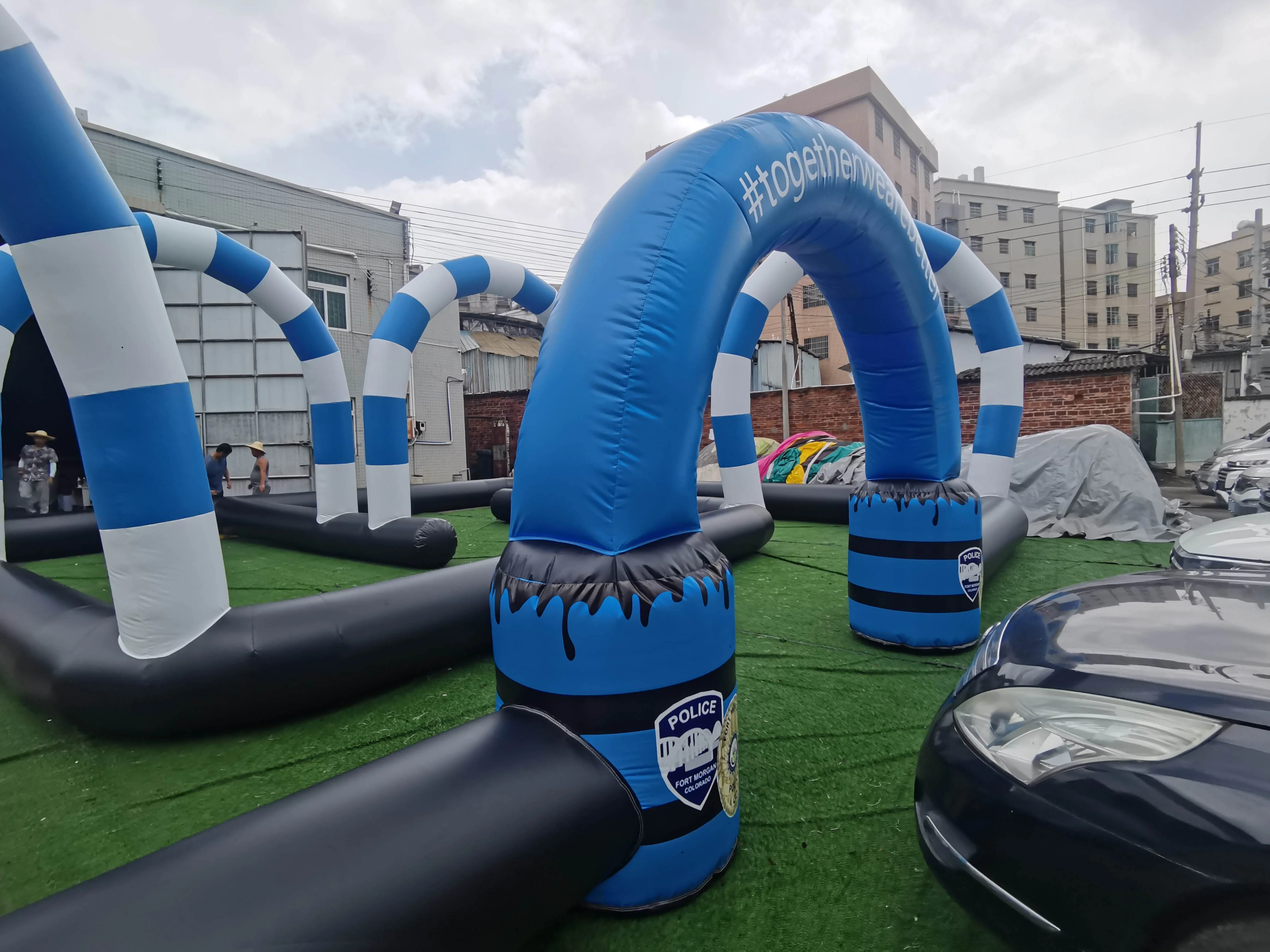Custom Inflatable Race Track For Fort Morgan Police Department - Image 6