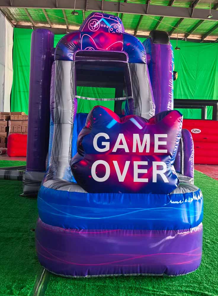 Level Up Gamer Bounce House With Slide - Image 5