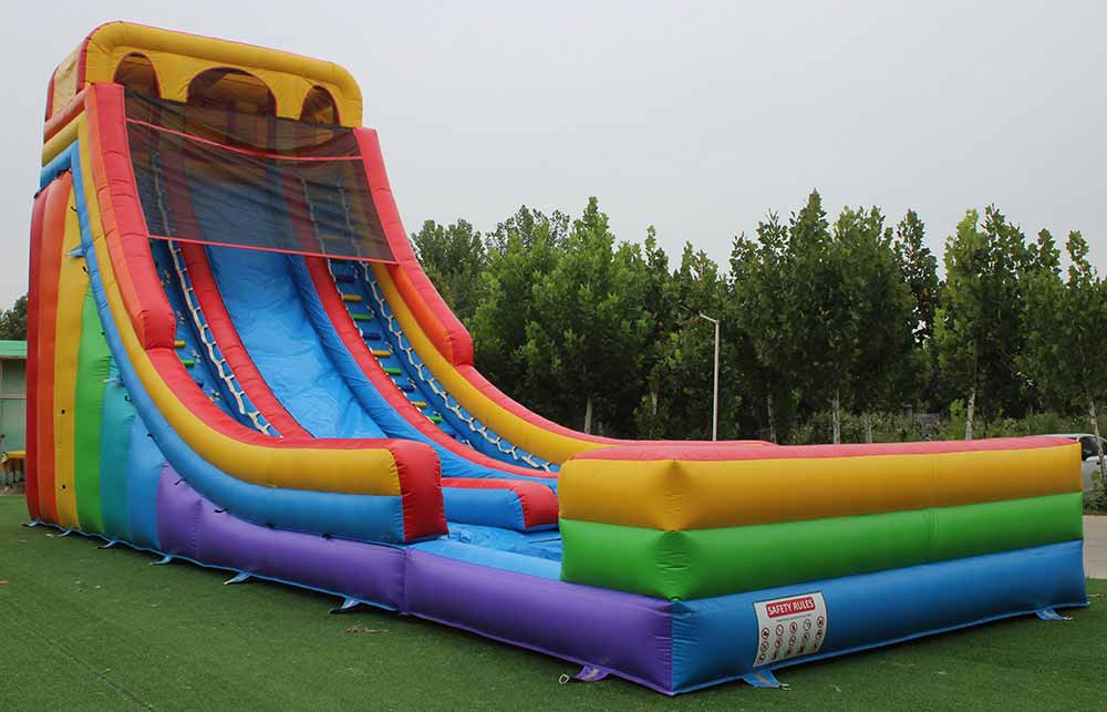 Giant Inflatable Rainbow Water Slide - Image 2
