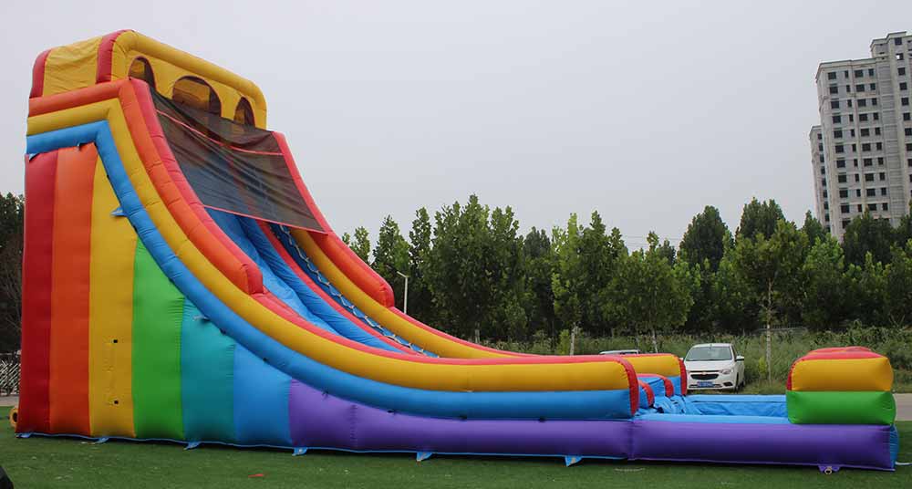 Giant Inflatable Rainbow Water Slide - Image 3