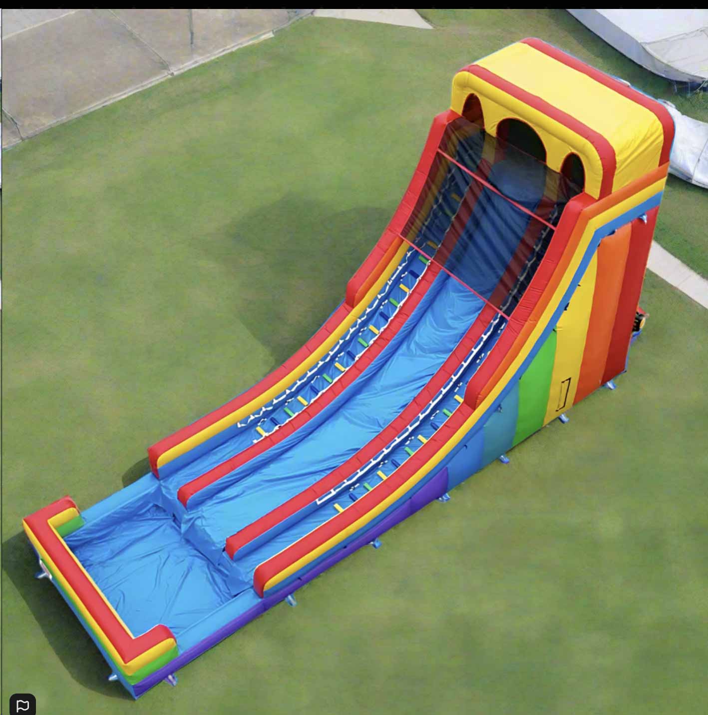 Giant Inflatable Rainbow Water Slide - Image 6