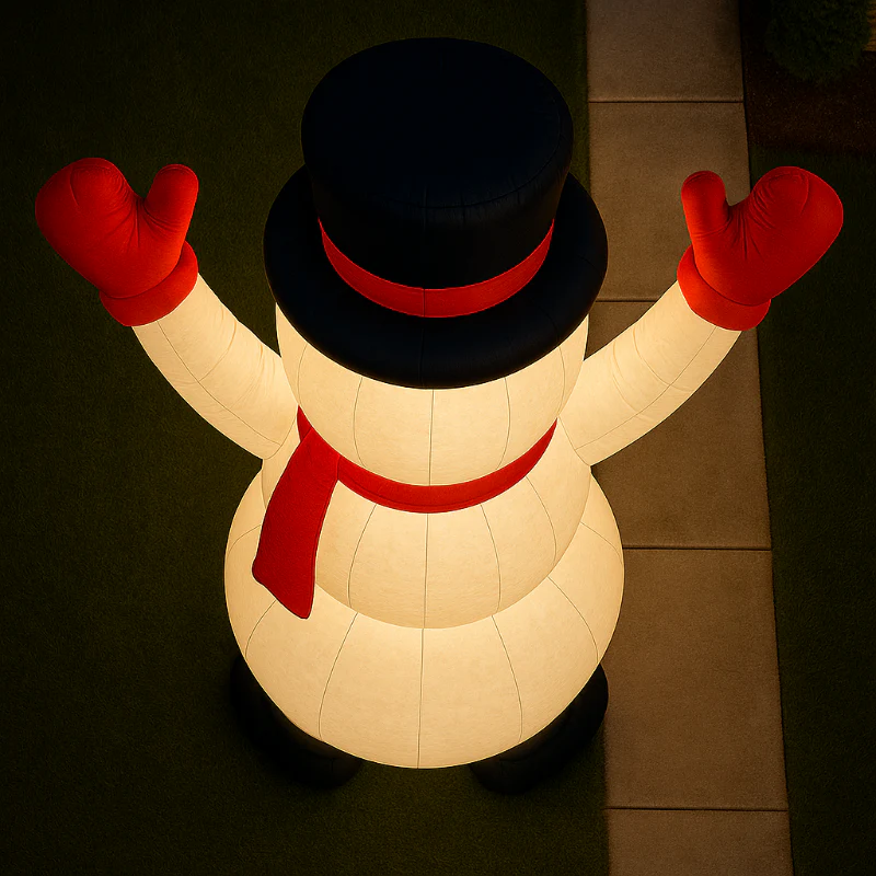 Giant Inflatable Snowman For Sale - Image 5