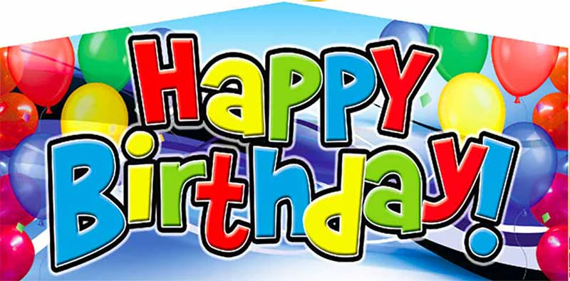 Happy Birthday Bounce House Banners