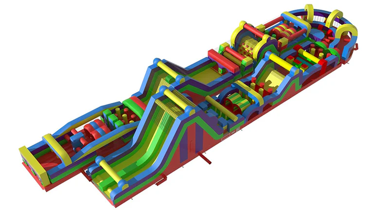 Huge 194ft Inflatable Obstacle Course - Image 11