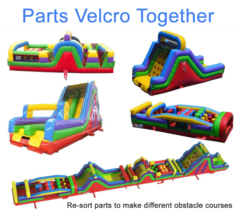 Huge 194ft Inflatable Obstacle Course - Image 3