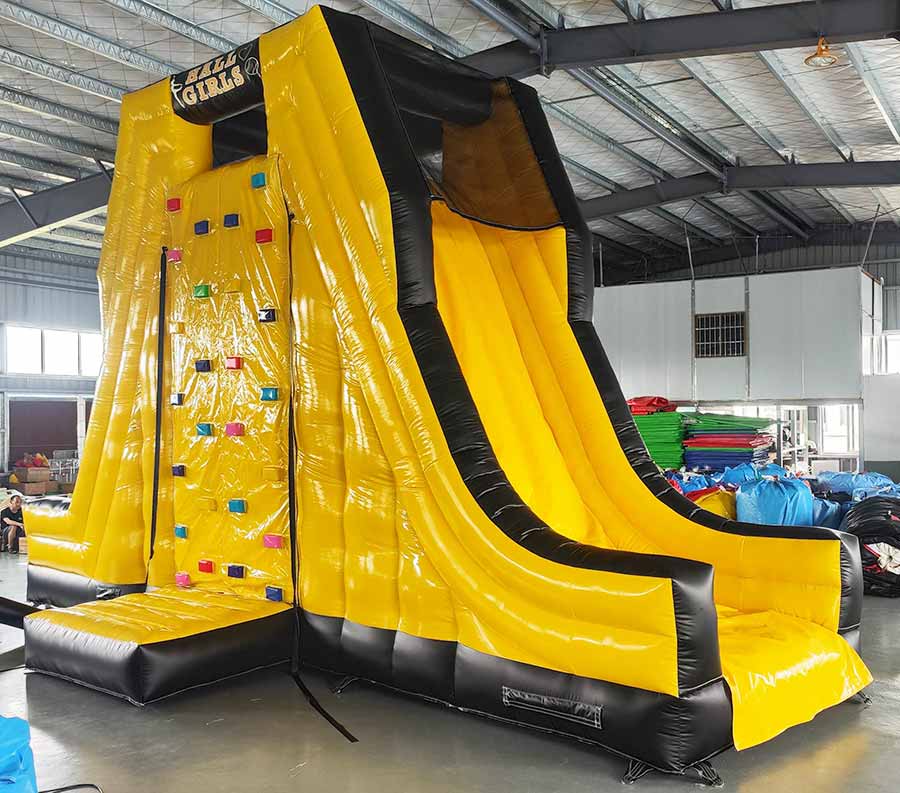 Inflatable Climbing Wall With Slide - Image 3