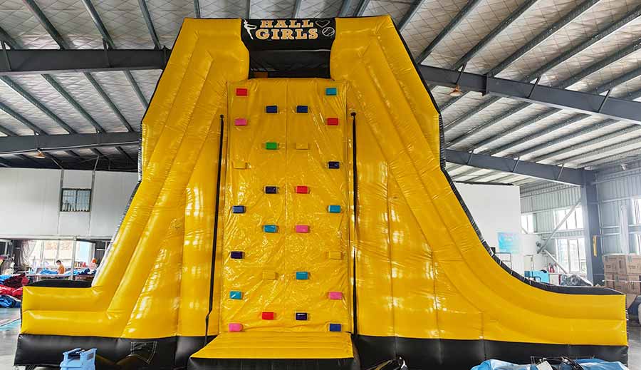 Inflatable Climbing Wall With Slide - Image 4